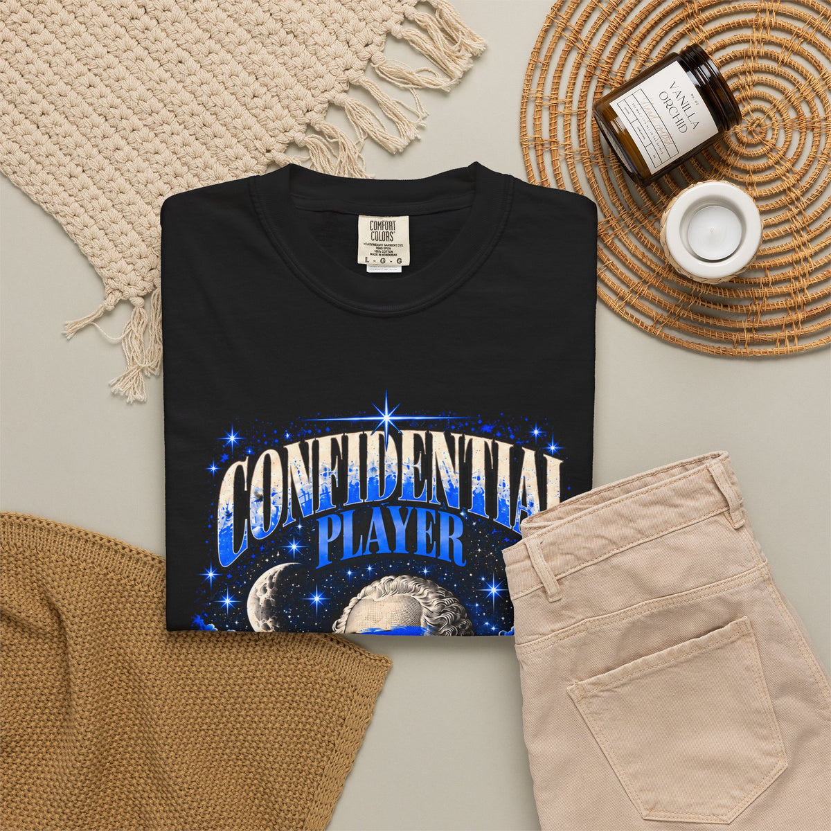 Confidential Player — Blue Move in Silence 1717 T-Shirt