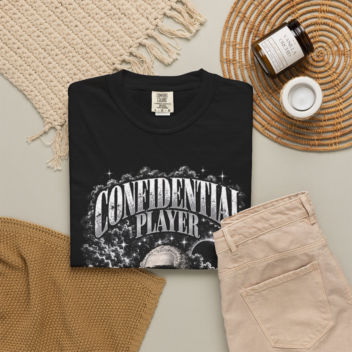 Confidential Player — Black After Dark 1717 T-Shirt