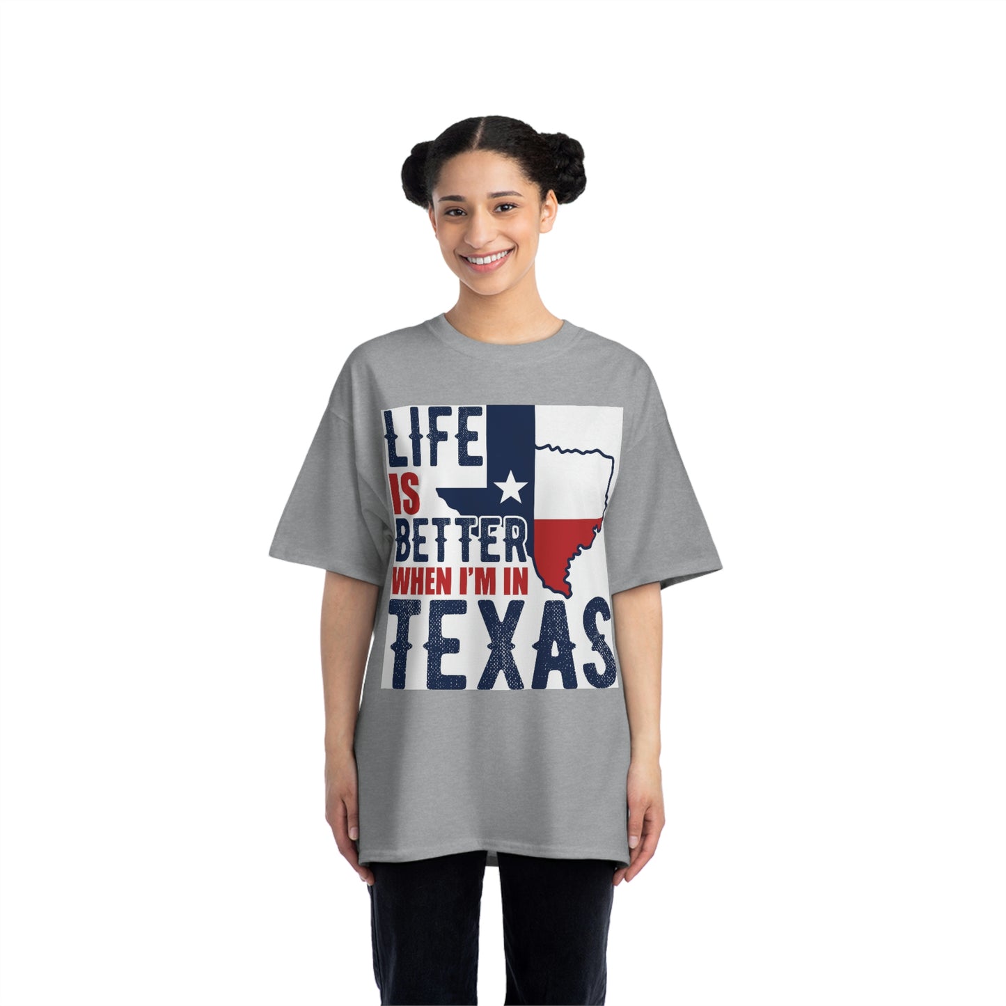 1 Beefy-T® Short-Sleeve T-Shirt I Love Texas