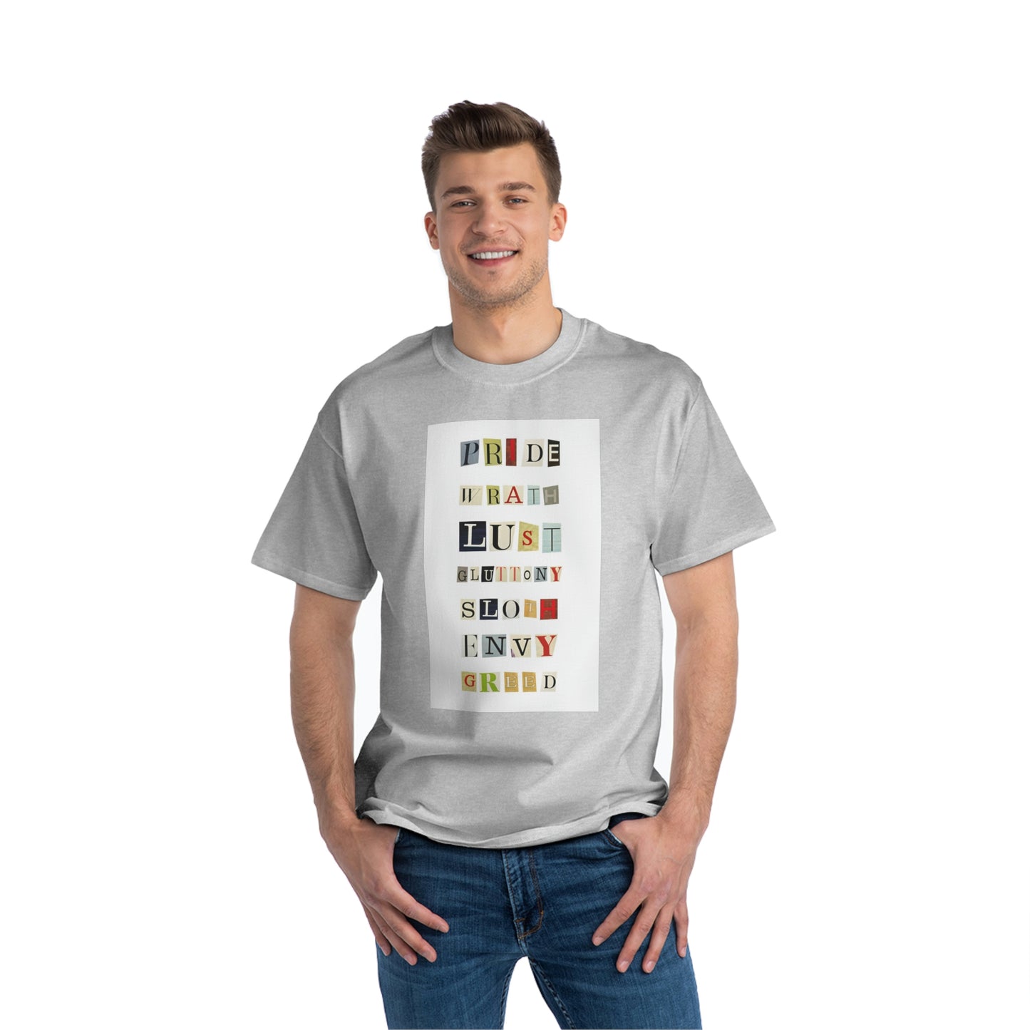1 Beefy-T® Short-Sleeve T-Shirt Seven Sins