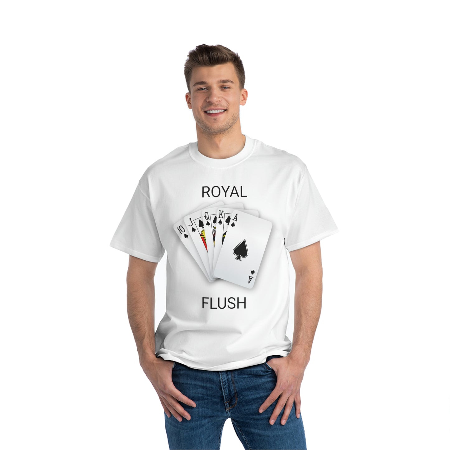 Beefy-T® Short-Sleeve T-Shirt Royal Flush