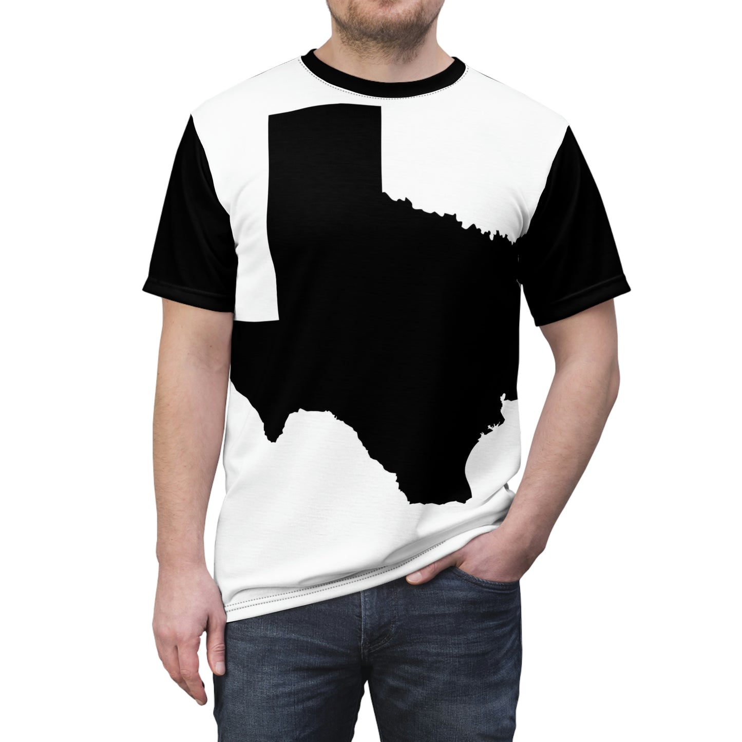 Unisex Cut & Sew Tee (AOP) Big Money Texas