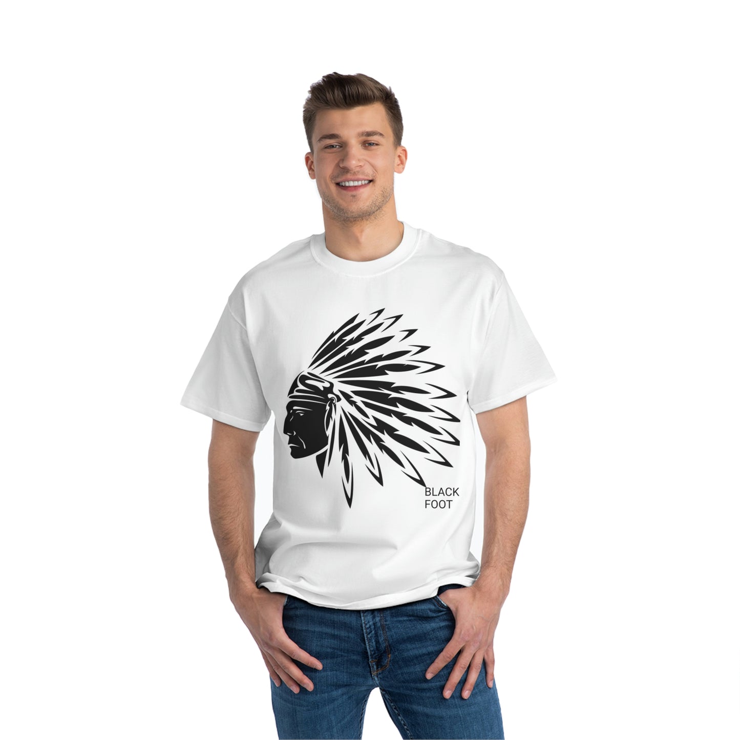 Beefy-T® Short-Sleeve T-Shirt Black Foot