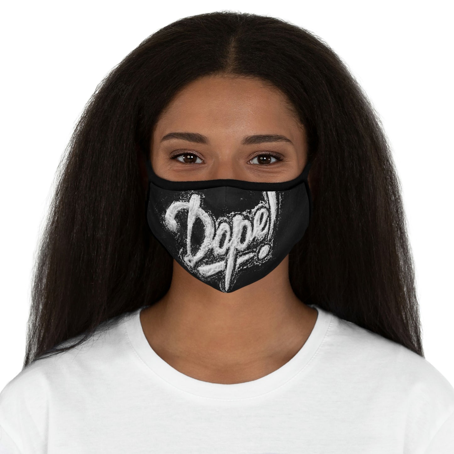 Fitted Polyester Face Mask Just Say No