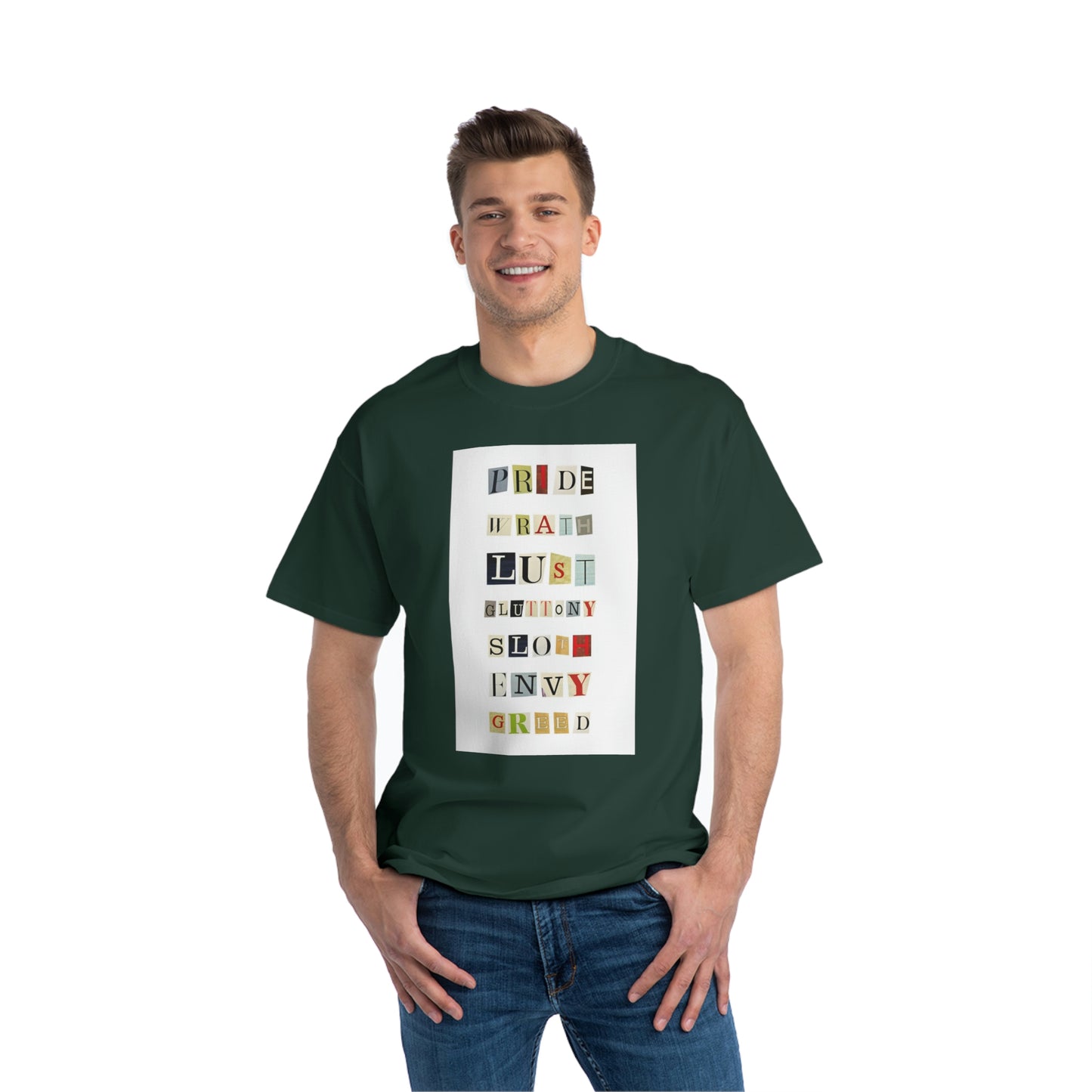 1 Beefy-T® Short-Sleeve T-Shirt Seven Sins