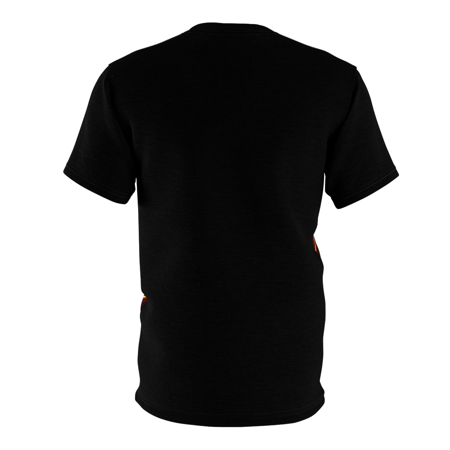 Unisex Cut & Sew Tee (AOP)Black Atom