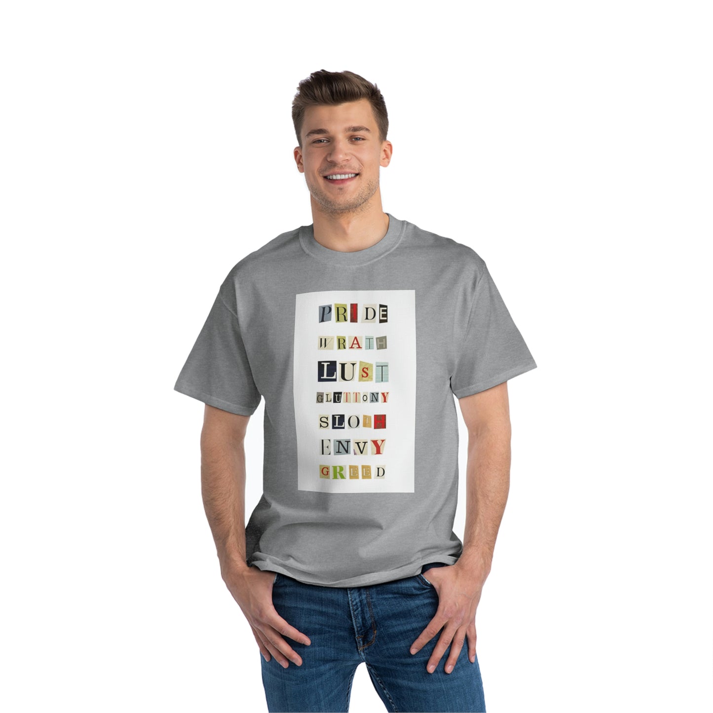 1 Beefy-T® Short-Sleeve T-Shirt Seven Sins