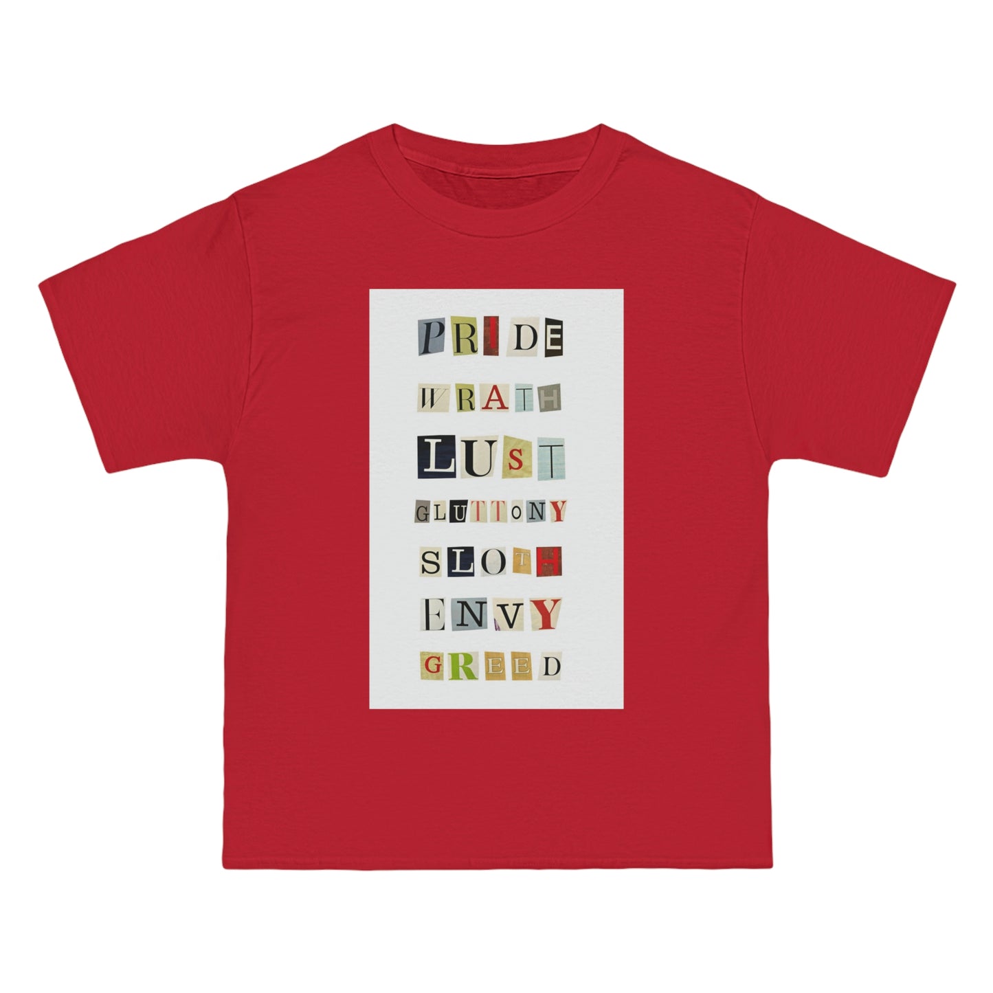 1 Beefy-T® Short-Sleeve T-Shirt Seven Sins