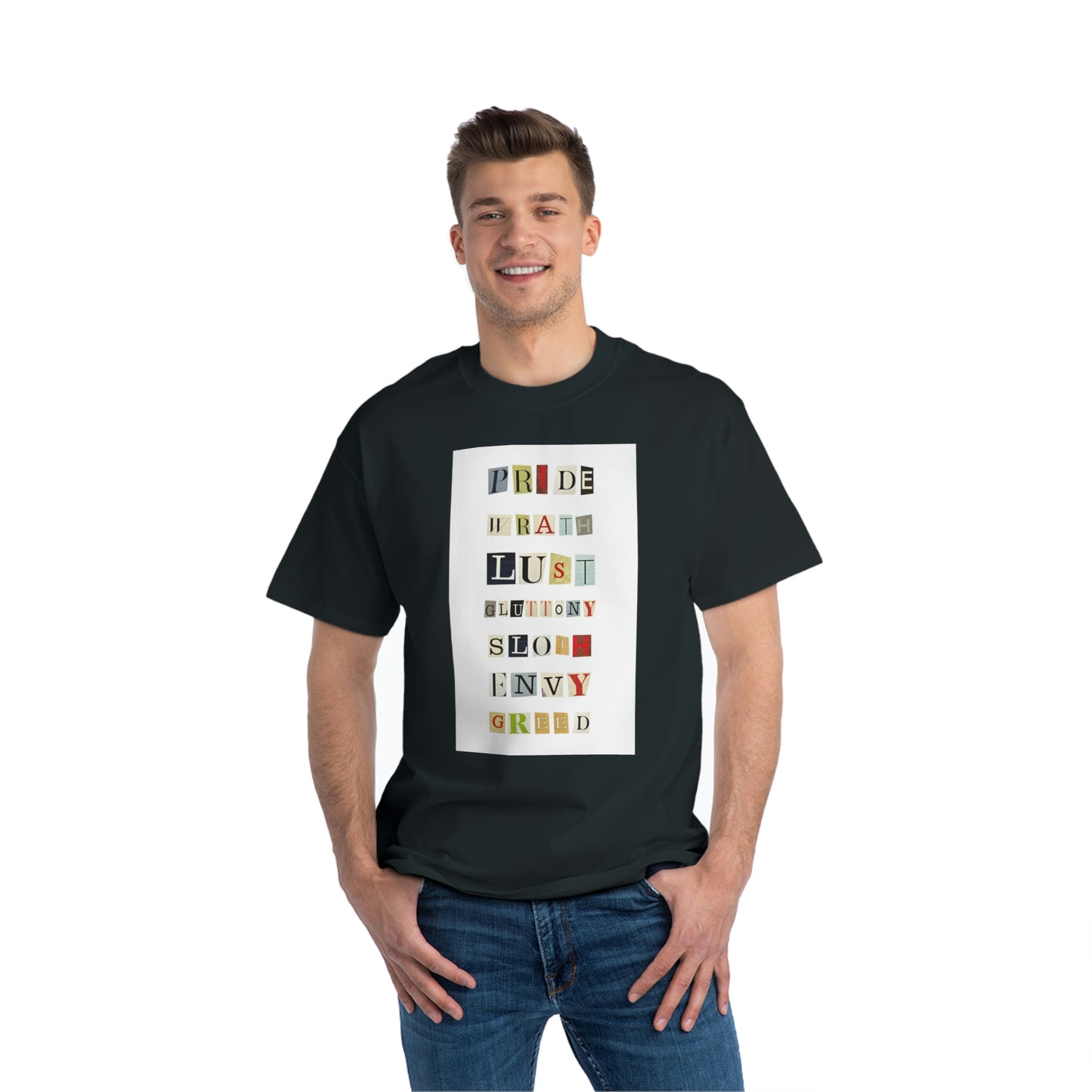 1 Beefy-T® Short-Sleeve T-Shirt Seven Sins