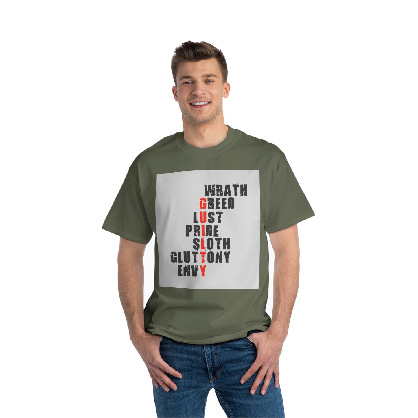Beefy-T® Short-Sleeve T-Shirt 7 Deadly Sins
