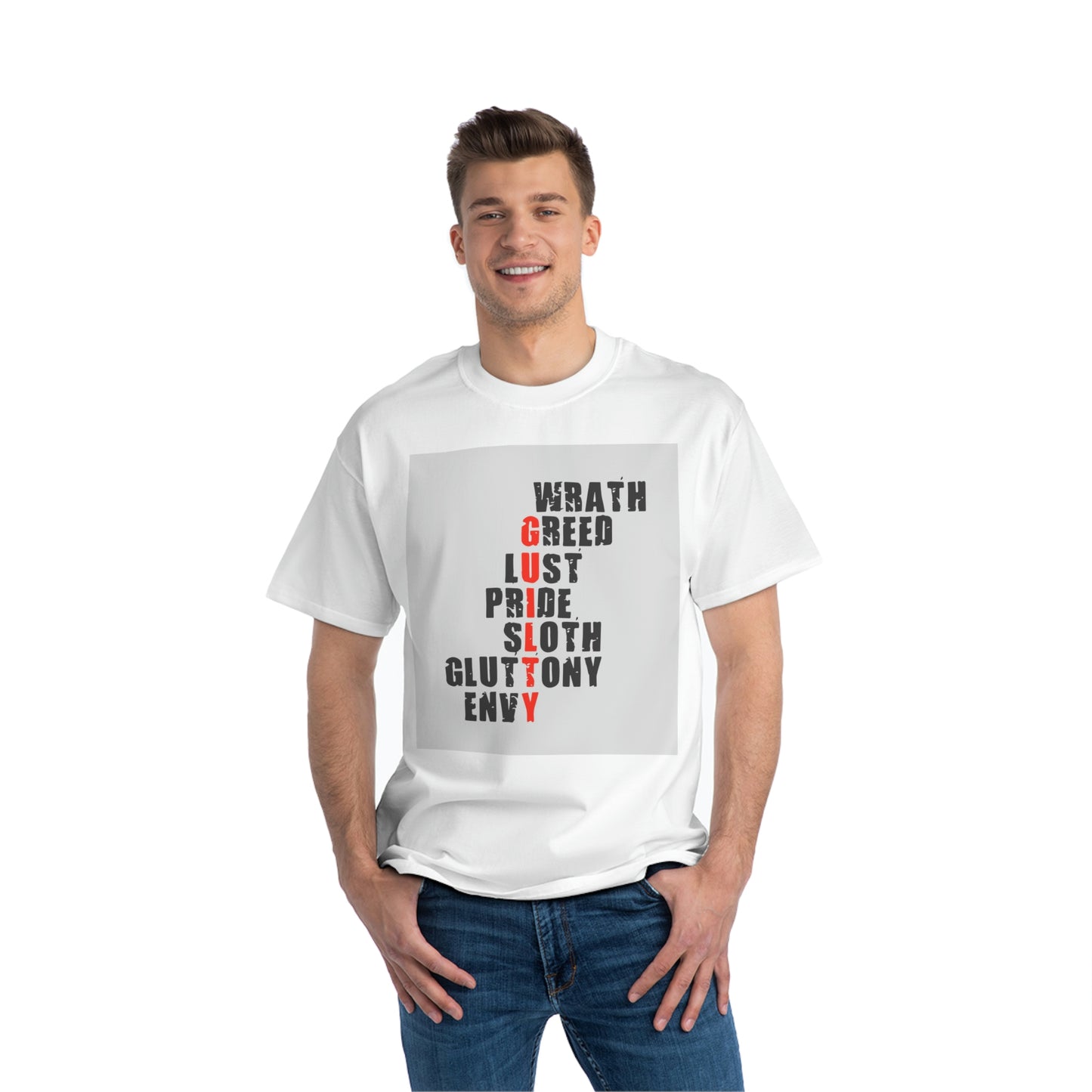 Beefy-T® Short-Sleeve T-Shirt 7 Deadly Sins