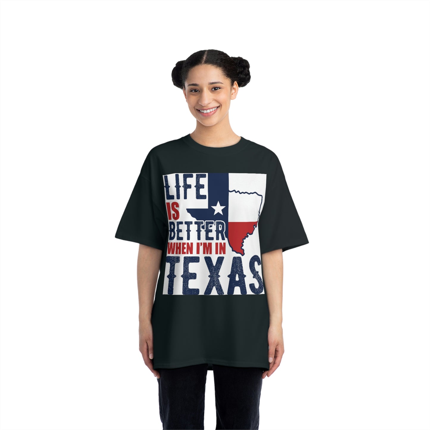 1 Beefy-T® Short-Sleeve T-Shirt I Love Texas