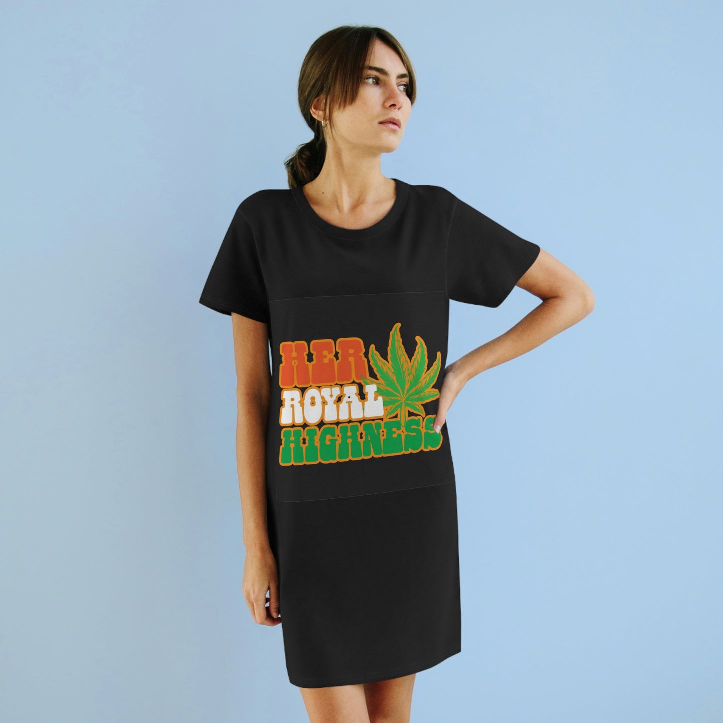 Womens Organic T-Shirt Dress Dank Collection