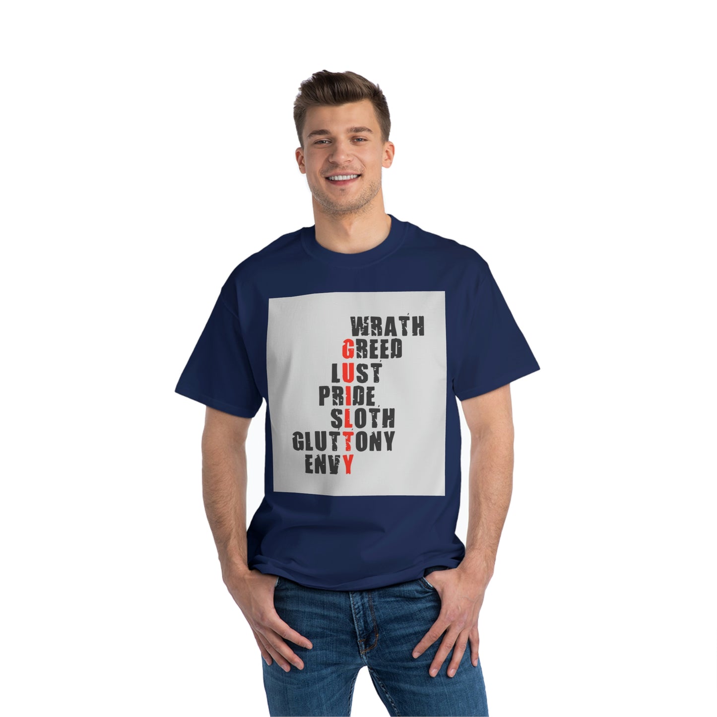 Beefy-T® Short-Sleeve T-Shirt 7 Deadly Sins