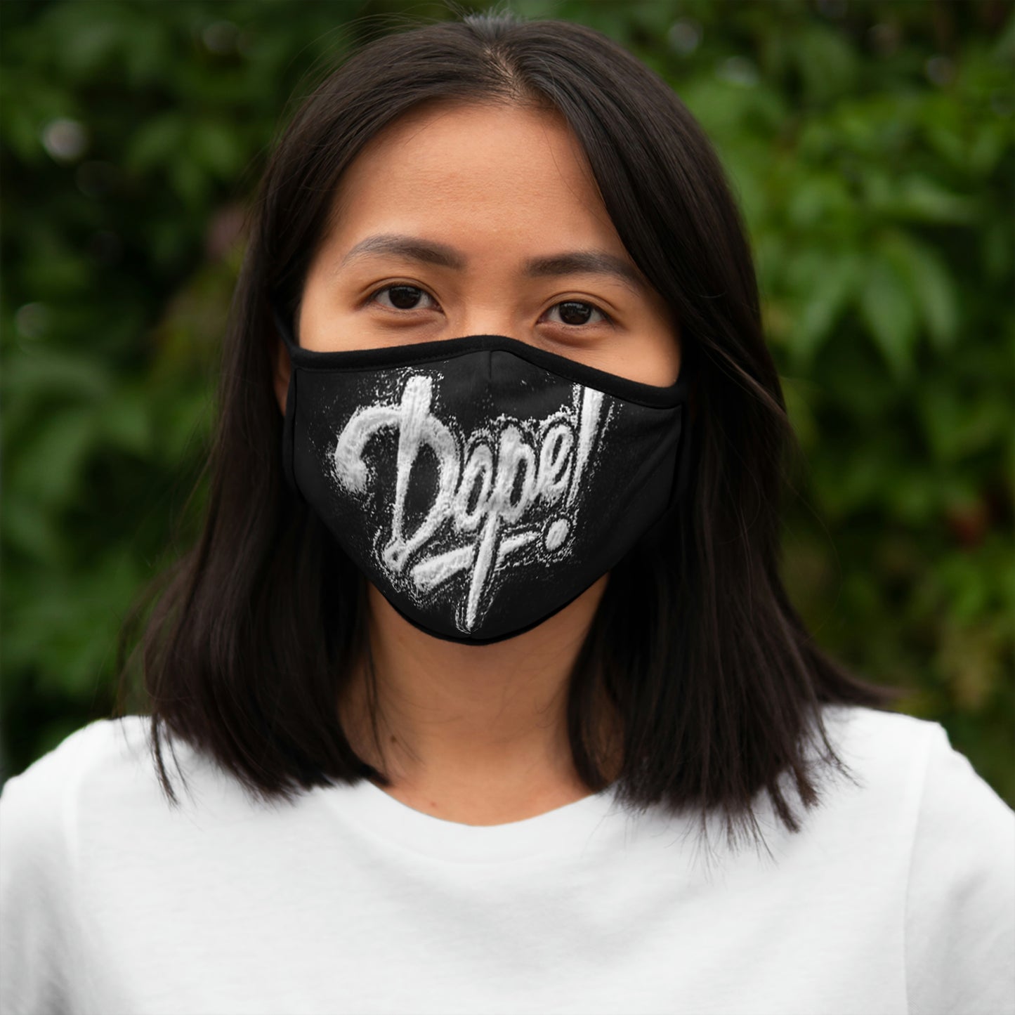 Fitted Polyester Face Mask Just Say No