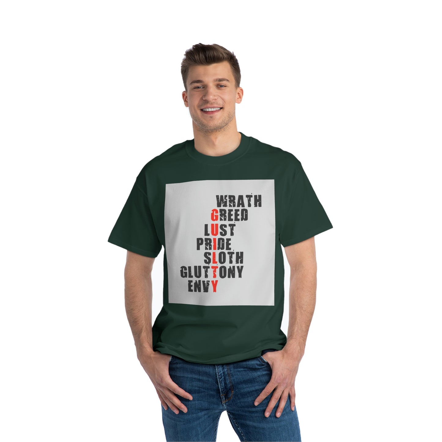 Beefy-T® Short-Sleeve T-Shirt 7 Deadly Sins