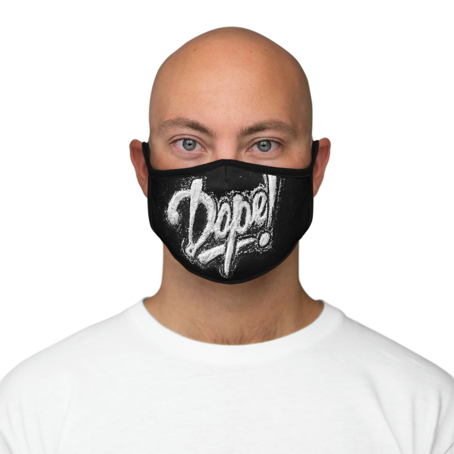 Fitted Polyester Face Mask Just Say No