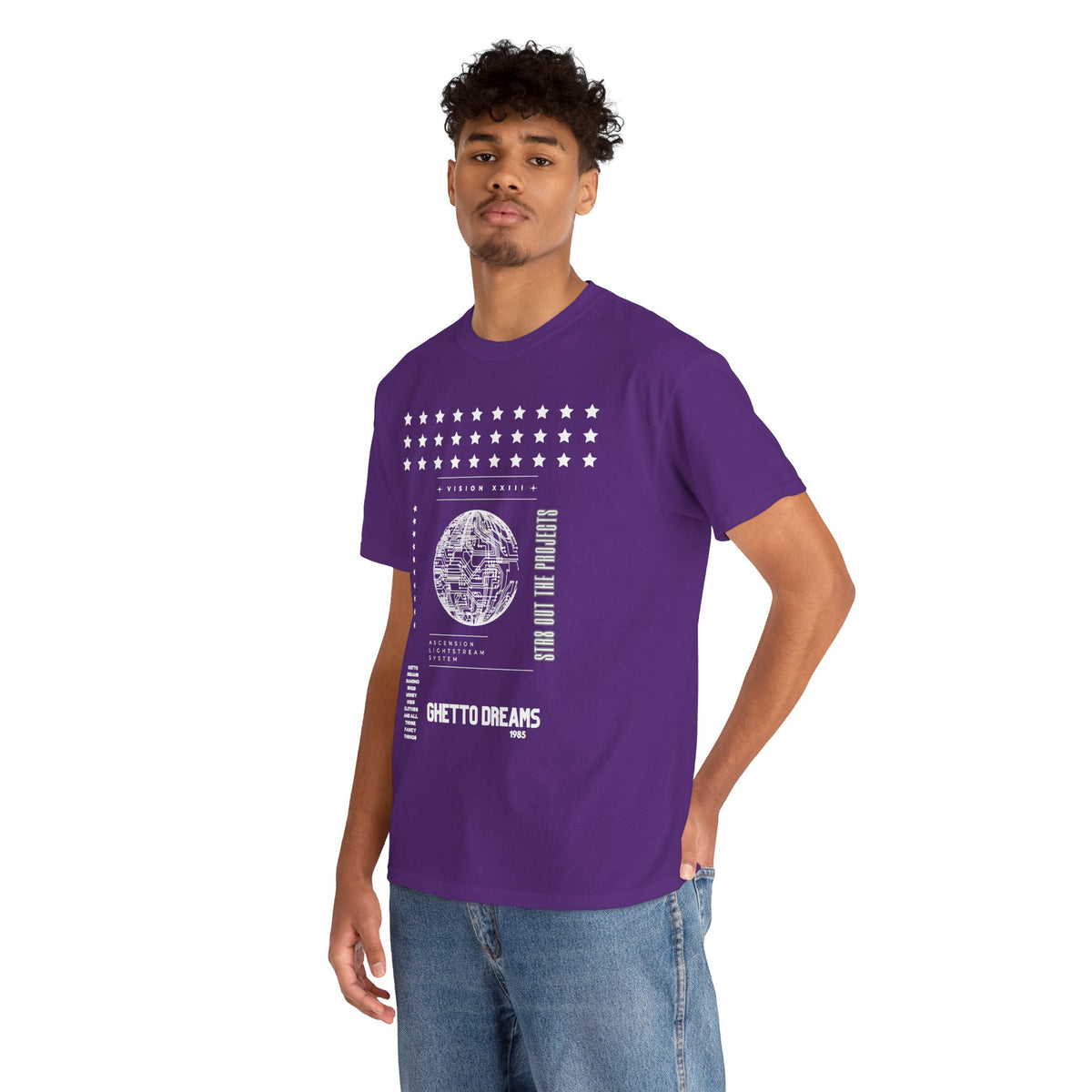 Houston Ghetto Dreams T-Shirt — City Skyline Texas Flag Graphic Tee