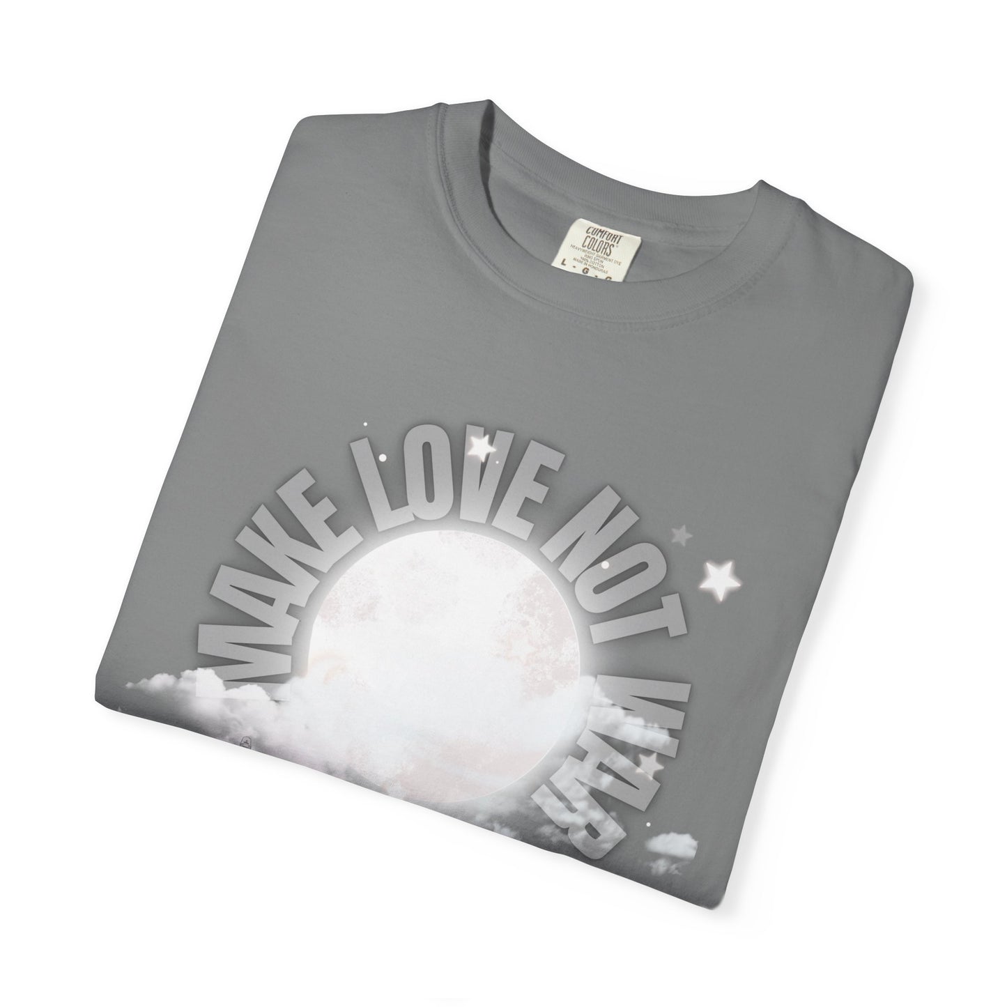 "Make Love not War" Graphic T-Shirt — Vintage Moon Peace Tee