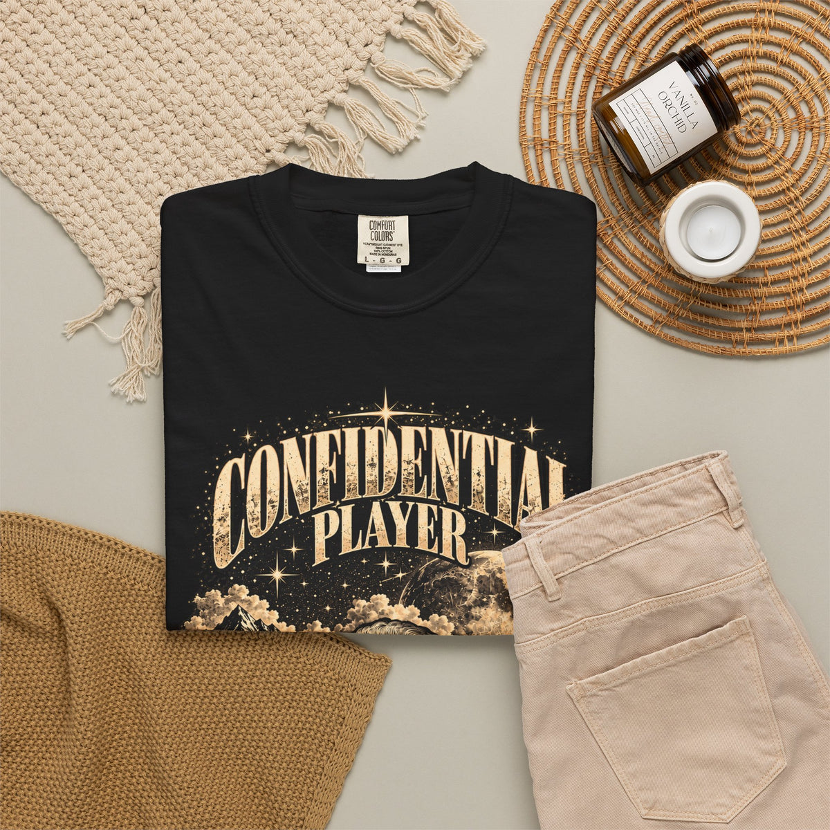 Confidential Player — Tan Built from the Ground 1717 T-Shirt