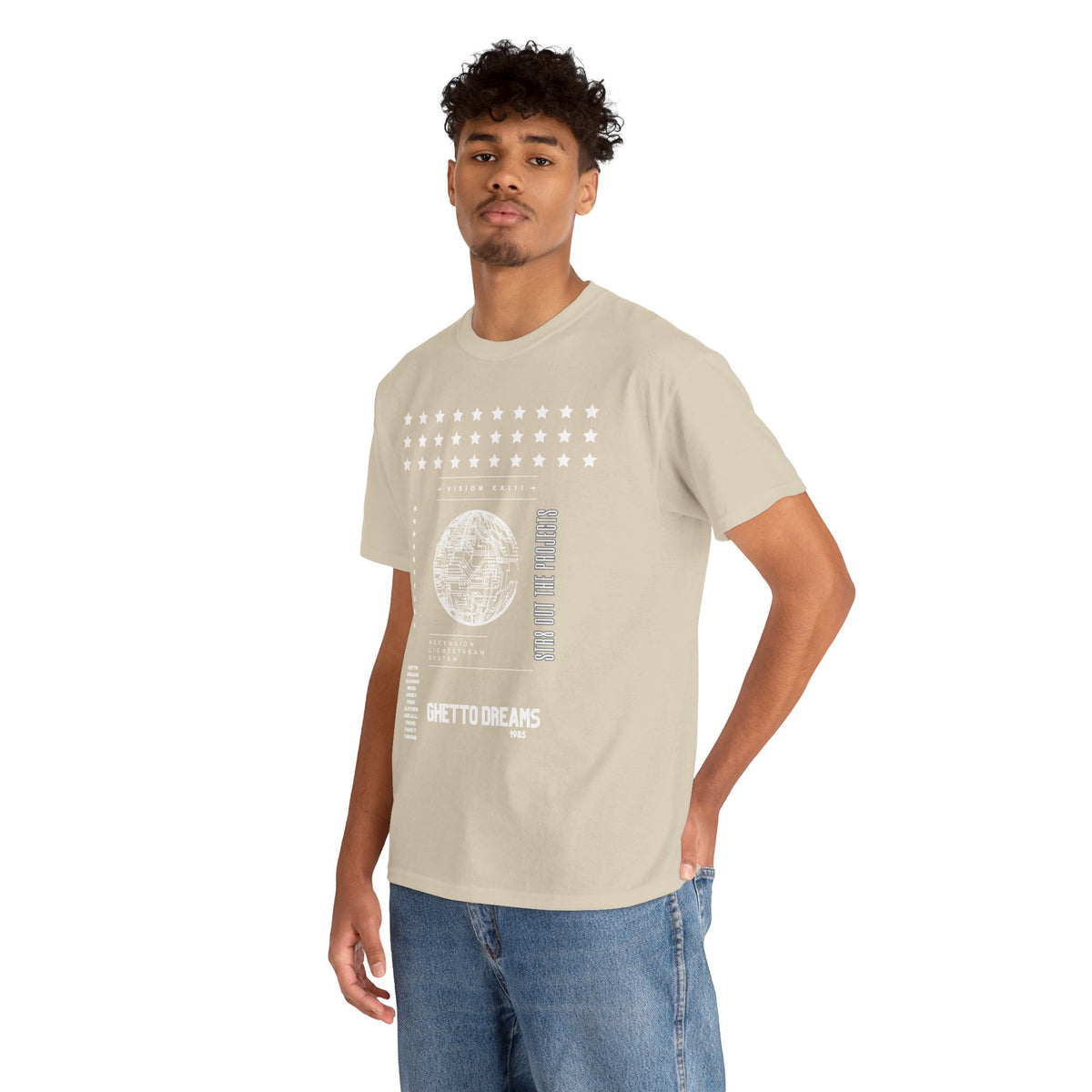 Houston Ghetto Dreams T-Shirt — City Skyline Texas Flag Graphic Tee