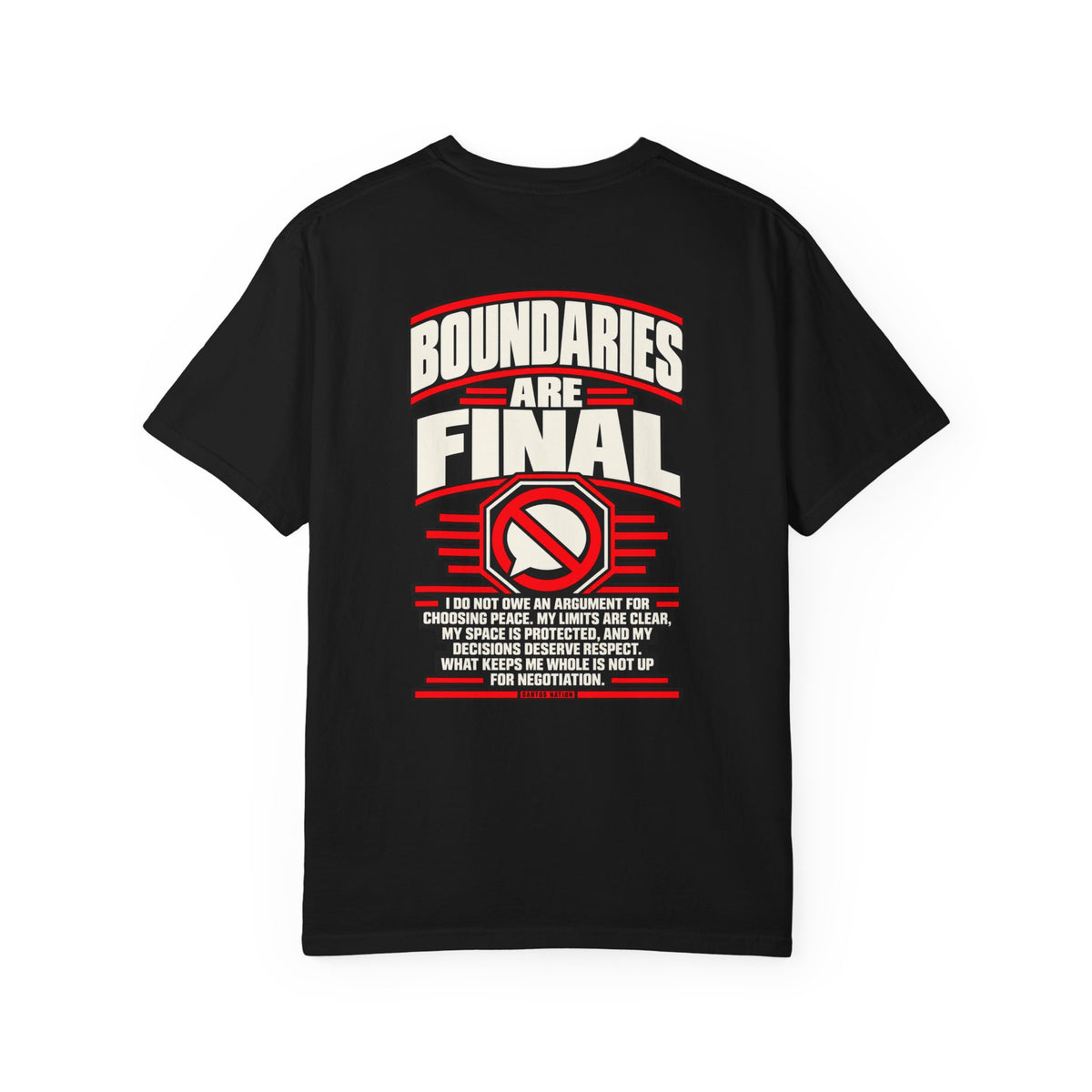 My Peace Is Not Up for Debate — Boundaries Are Final 1717 T-Shirt