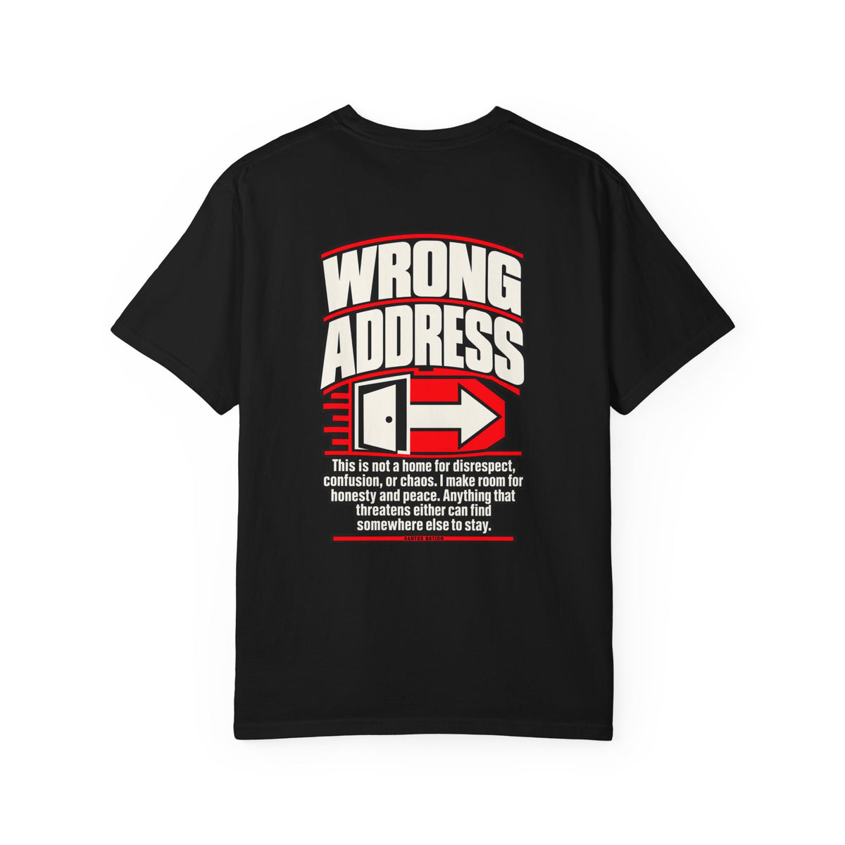 Take That Bullsh*t Elsewhere — Wrong Address 1717 T-Shirt
