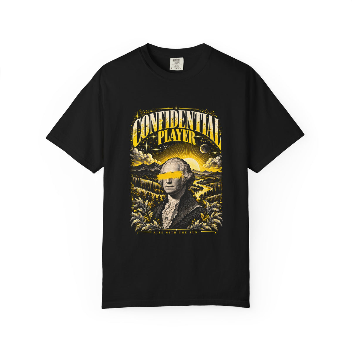 Confidential Player — Yellow Rise with the Sun 1717 T-Shirt