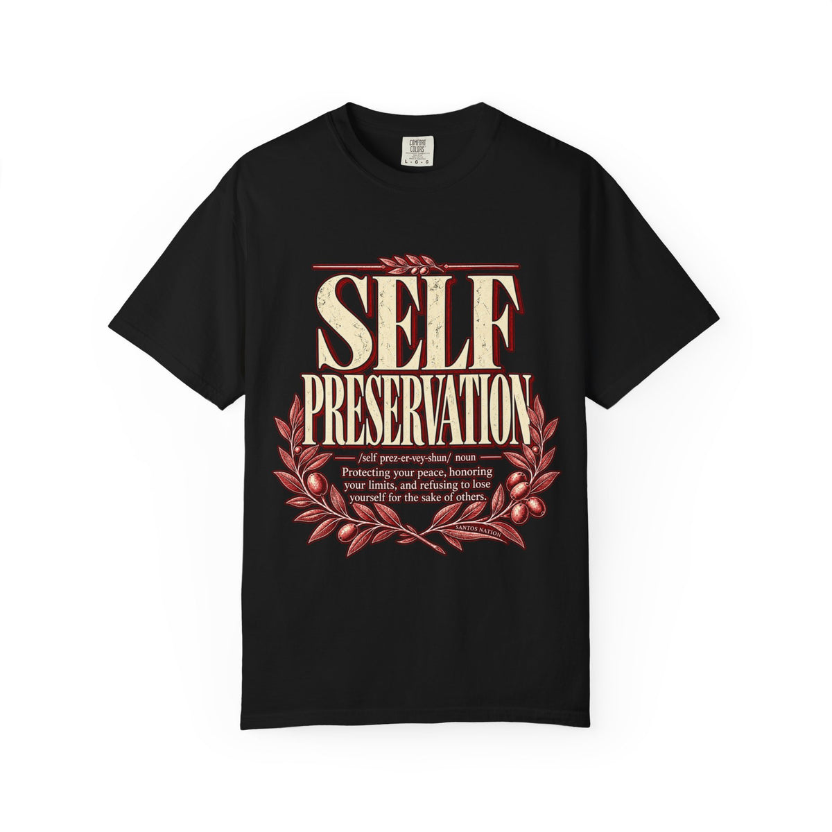 Self Preservation — Red Pour Into Yourself First 1717 T-Shirt