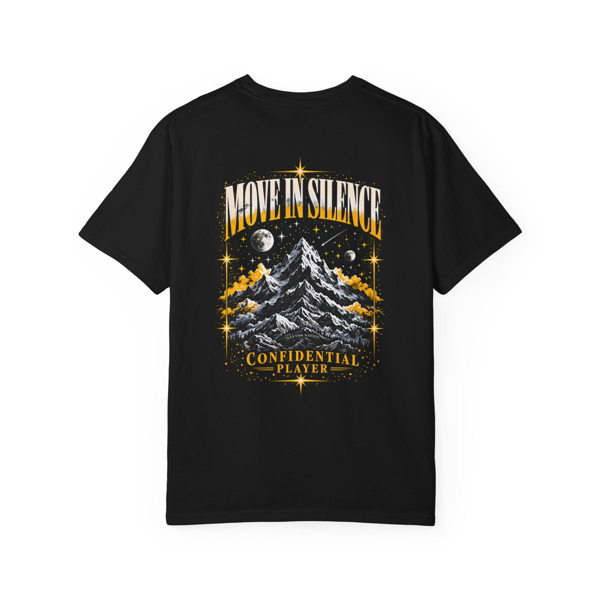 Confidential Player — Gold Move in Silence T-Shirt