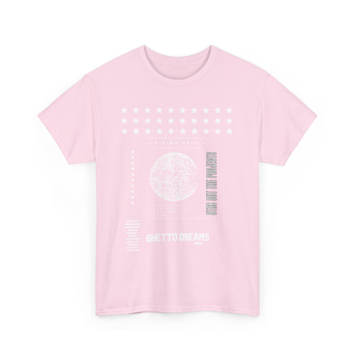 Houston Ghetto Dreams T-Shirt — City Skyline Texas Flag Graphic Tee