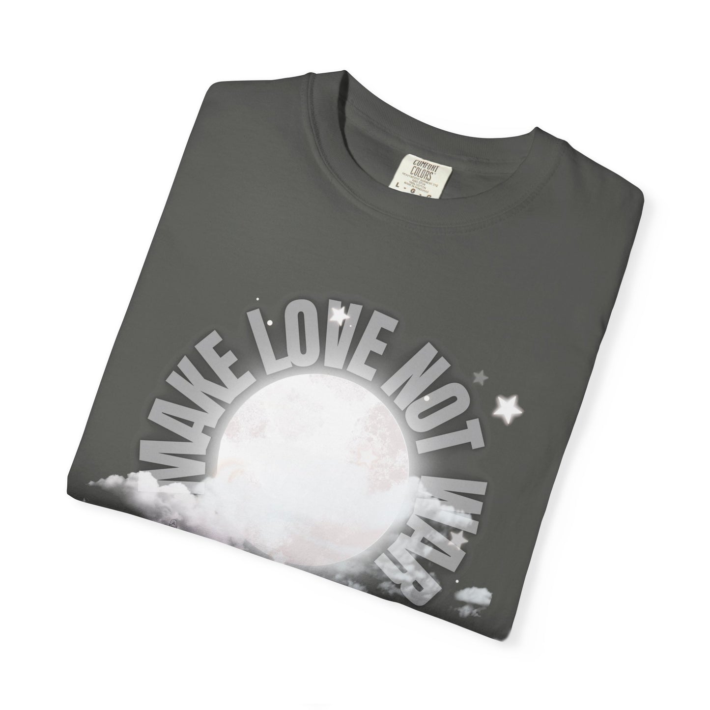 "Make Love not War" Graphic T-Shirt — Vintage Moon Peace Tee