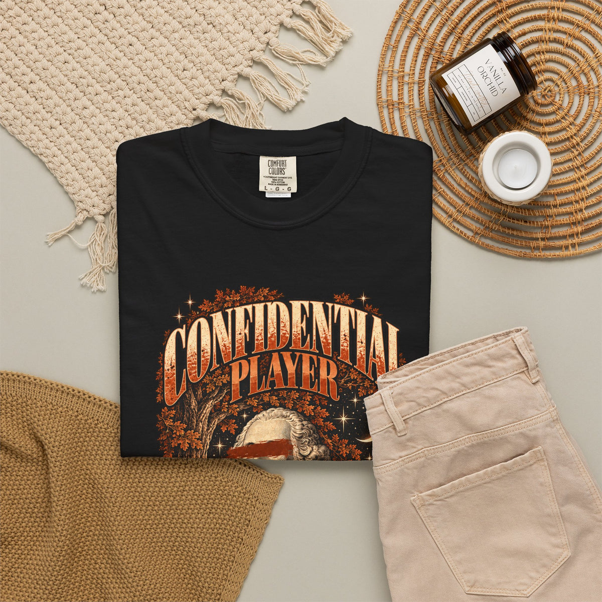 Confidential Player — Brown Earned in the Shadows 1717 T-Shirt