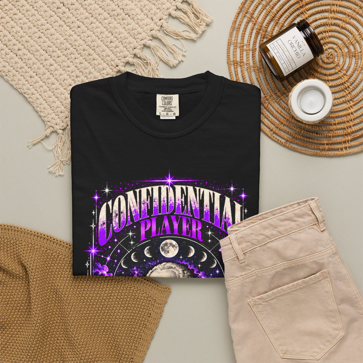 Confidential Player — Purple Trust the Night 1717 T-Shirt