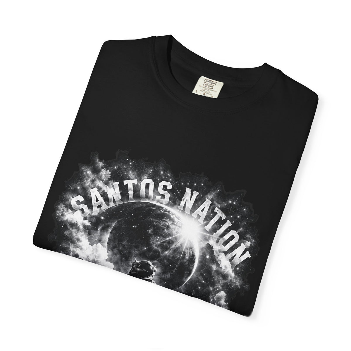Santos Nation — White & Silver Love Over Everything 1717 T-Shirt