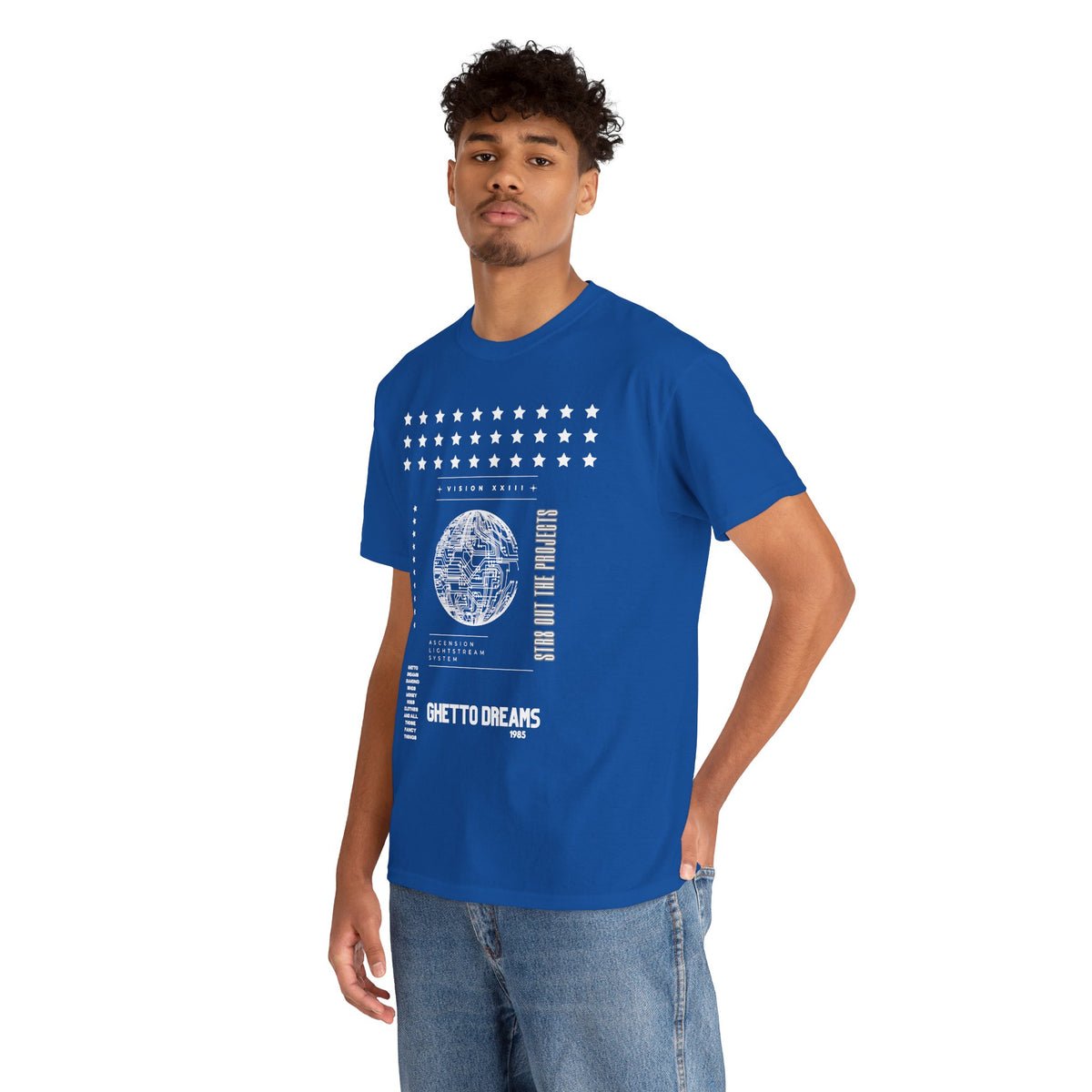 Houston Ghetto Dreams T-Shirt — City Skyline Texas Flag Graphic Tee