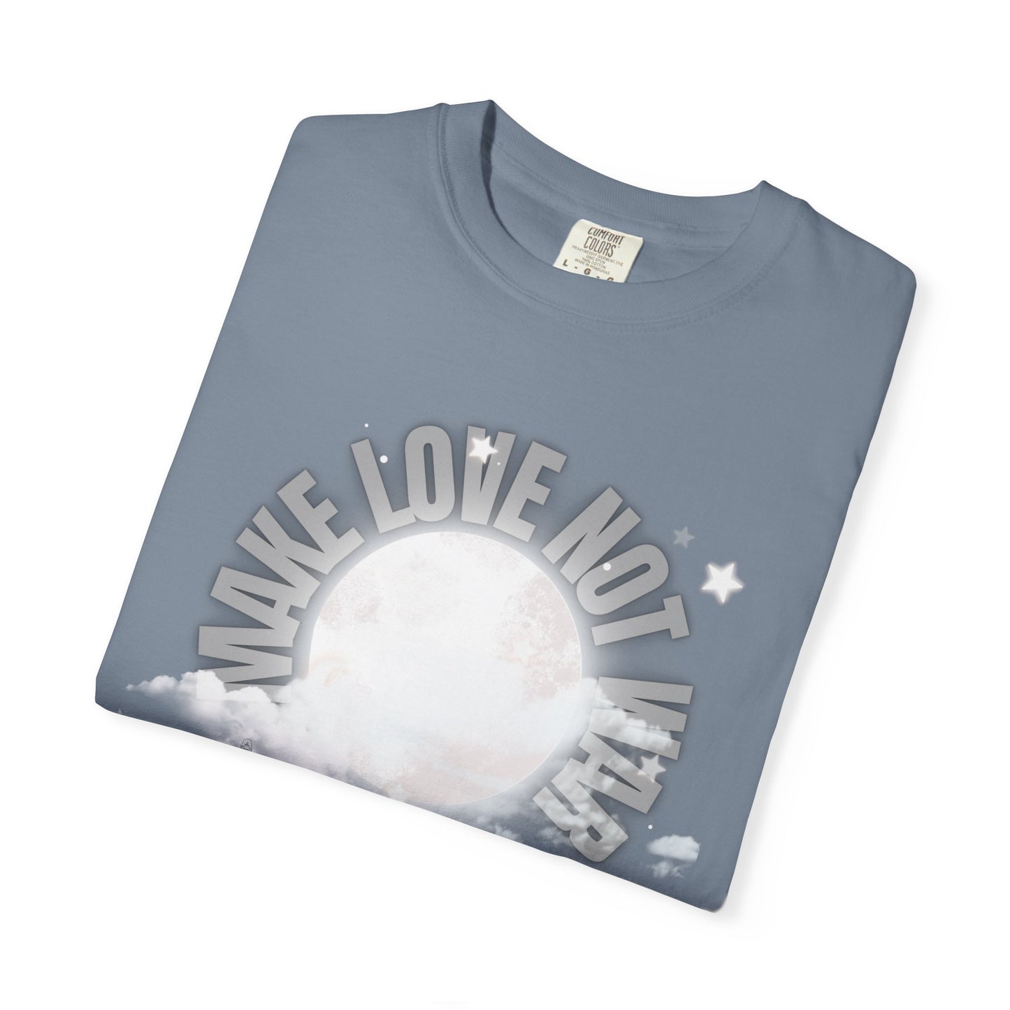 "Make Love not War" Graphic T-Shirt — Vintage Moon Peace Tee