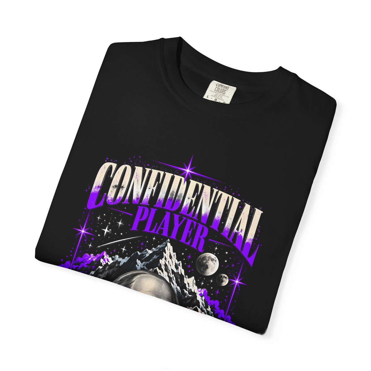 Confidential Player — Purple Move in Silence T-Shirt