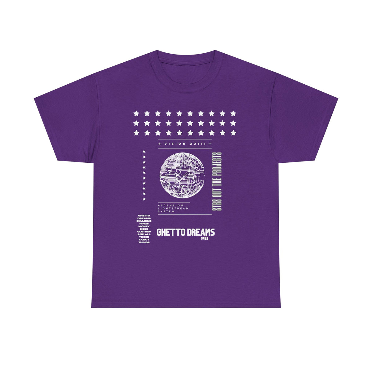 Houston Ghetto Dreams T-Shirt — City Skyline Texas Flag Graphic Tee