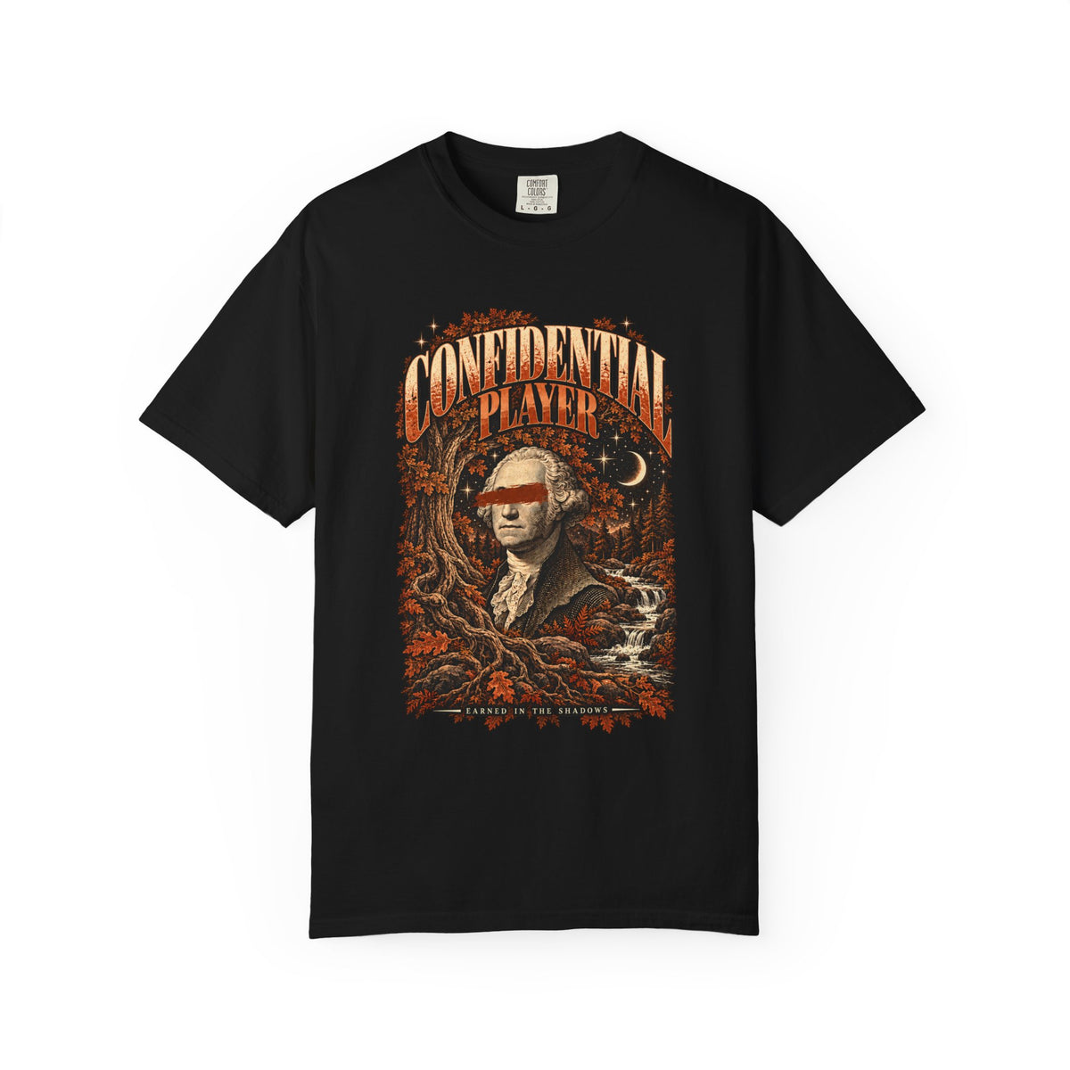 Confidential Player — Brown Earned in the Shadows 1717 T-Shirt