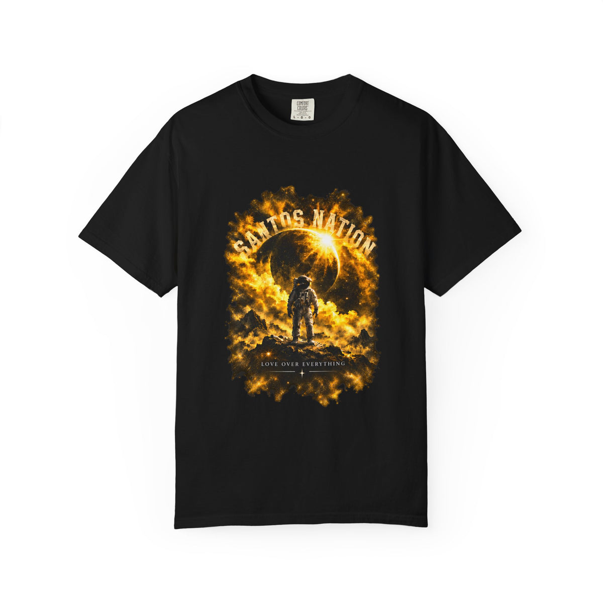 Santos Nation — Yellow Love Over Everything 1717 T-Shirt