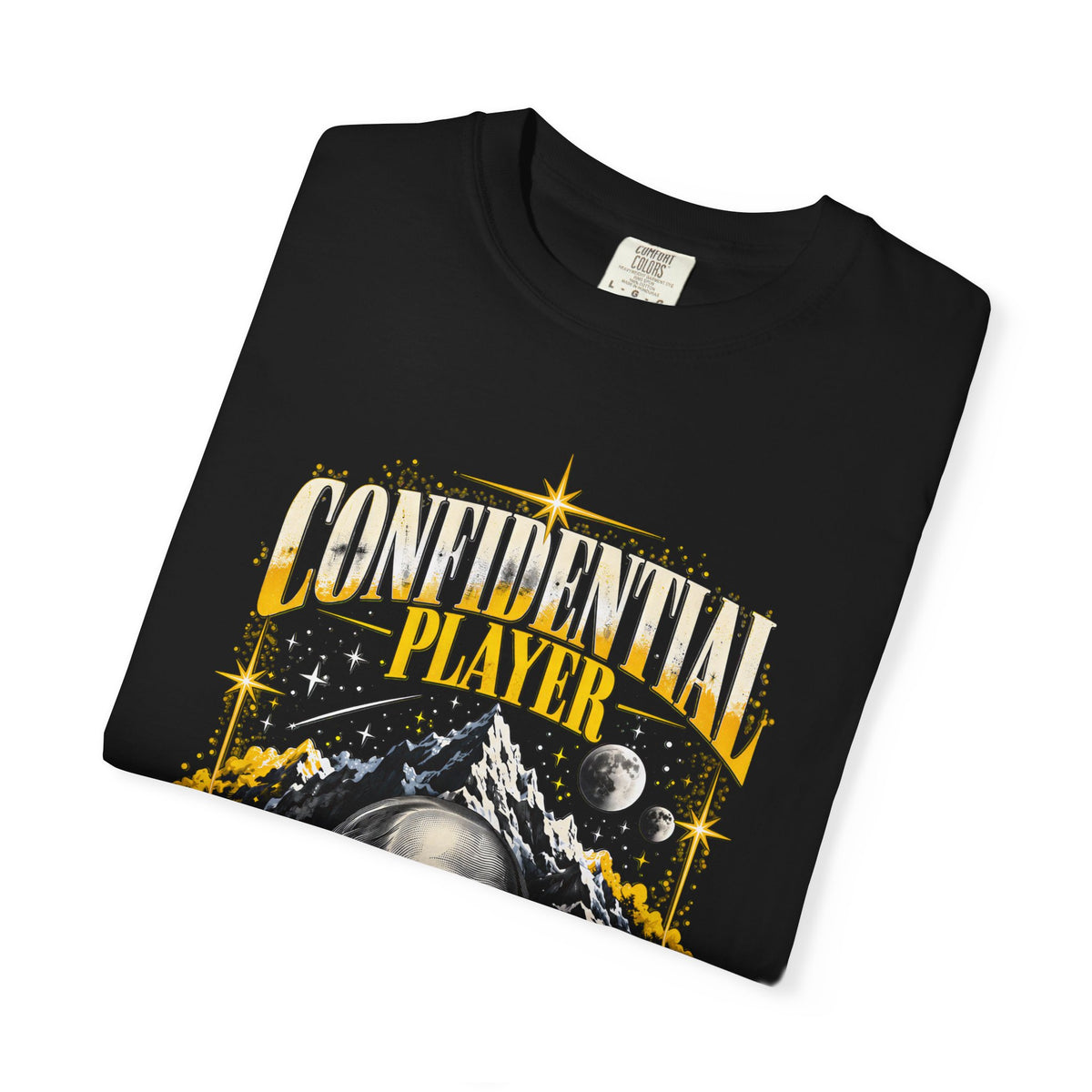 Confidential Player — Gold Move in Silence T-Shirt