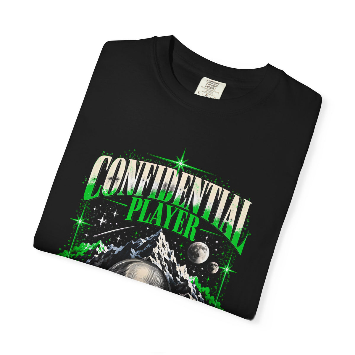 Confidential Player — Green Move in Silence T-Shirt