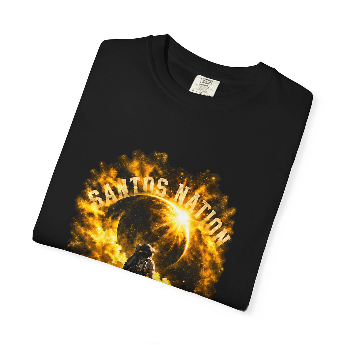 Santos Nation — Yellow Love Over Everything 1717 T-Shirt