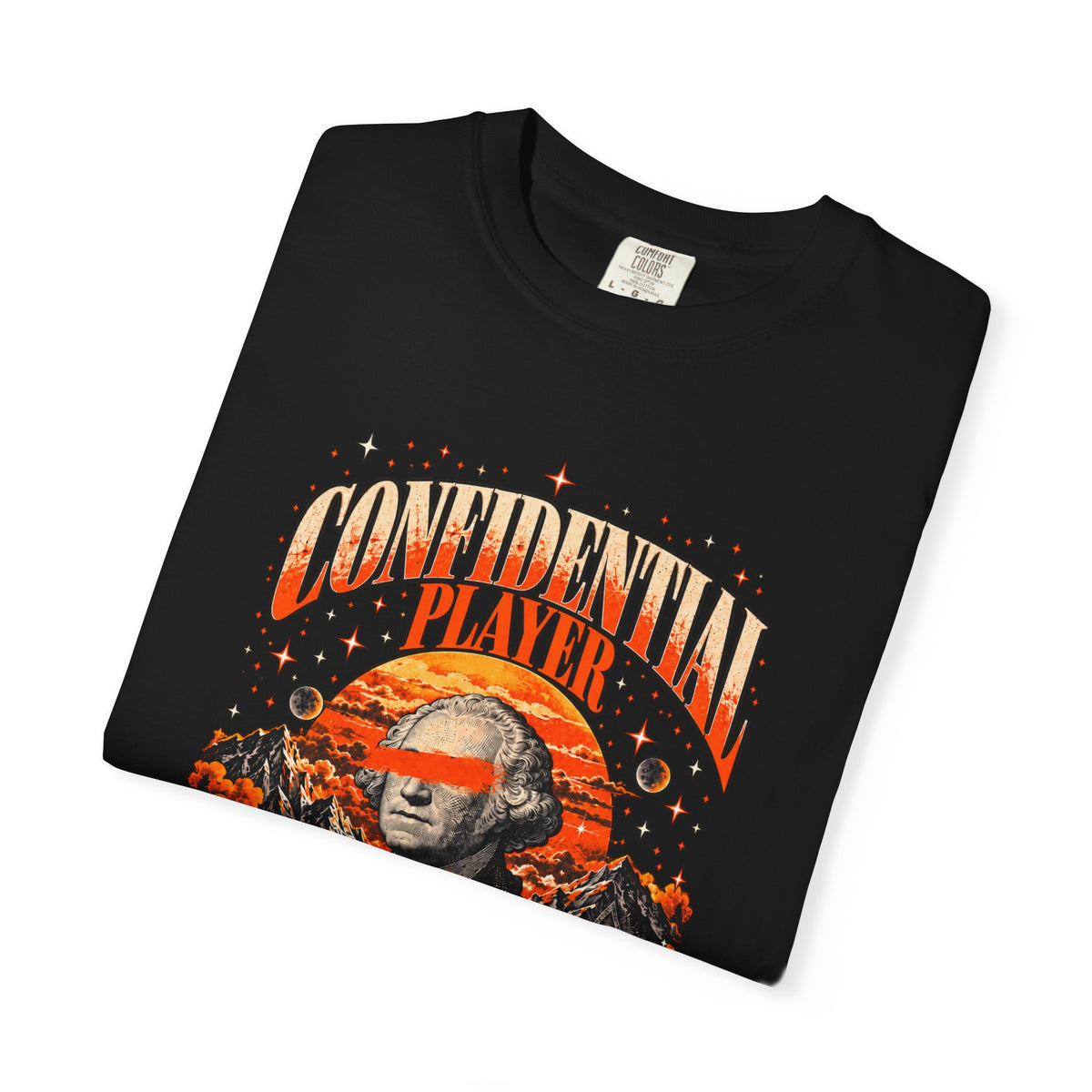 Confidential Player — Orange Pressure Builds Legacy 1717 T-Shirt