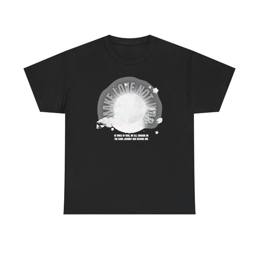 "Make Love not War" Graphic T-Shirt — Vintage Moon Peace Tee