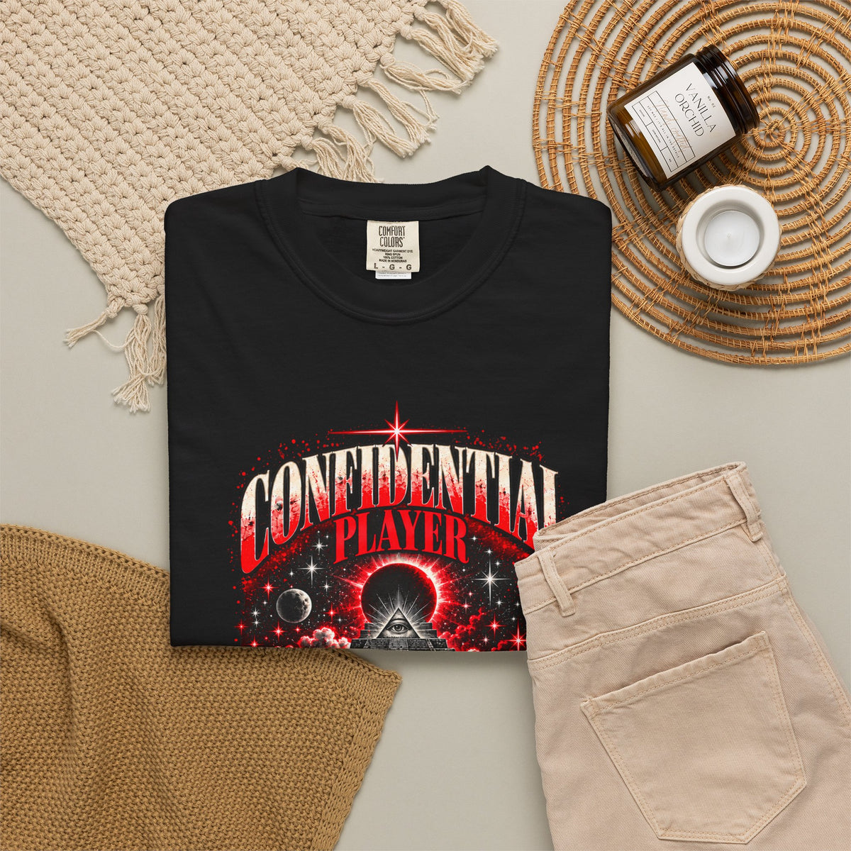 Confidential Player — Red Code of a Hustler 1717 T-Shirt