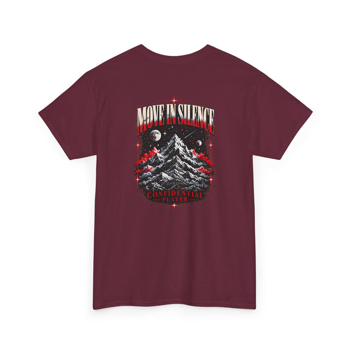 Confidential Player — Crimson Move in Silence T-Shirt