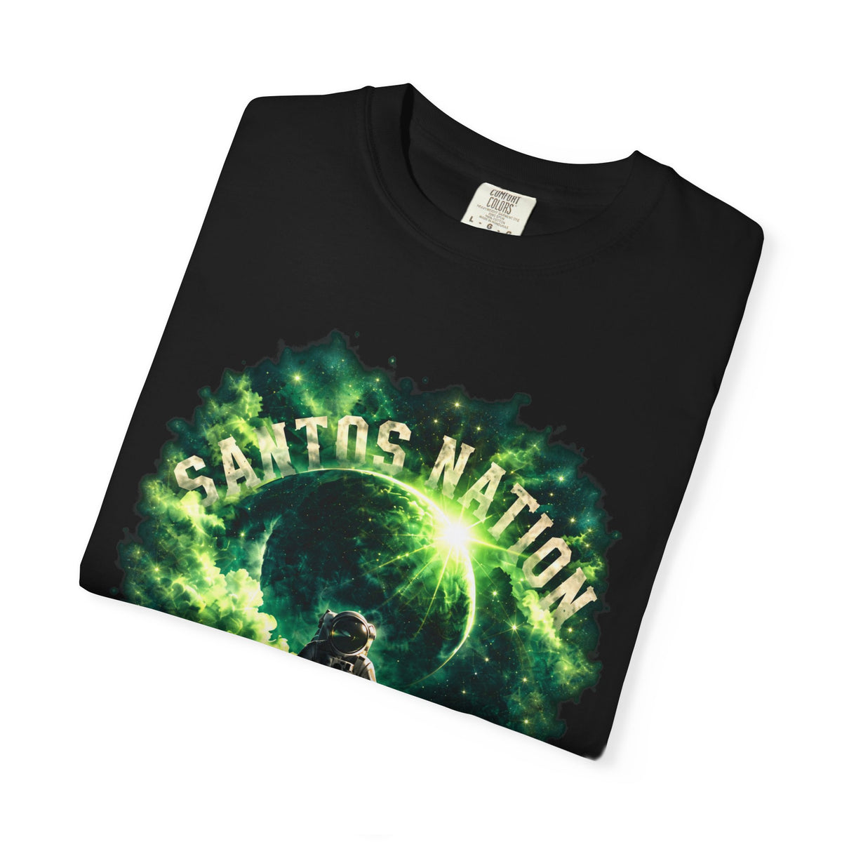Santos Nation — Green Love Over Everything 1717 T-Shirt