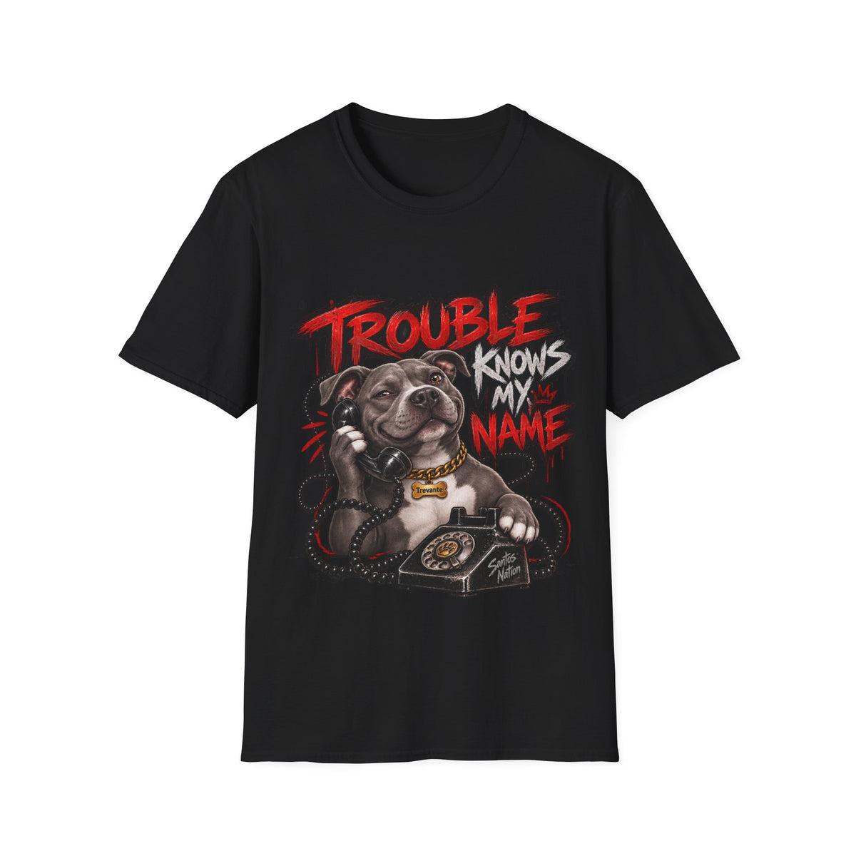 Trevante Unchained – Trouble Knows My Name T-Shirt
